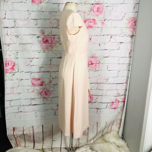 Vince camuto nwot pink Cap Sleeve Midi Dress - Picture 9 of 15